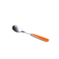 High Grade Ceramic children student spoon quality stainless steel spoon