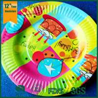 custom logo paper plates,paper dishes,party cake paper plate