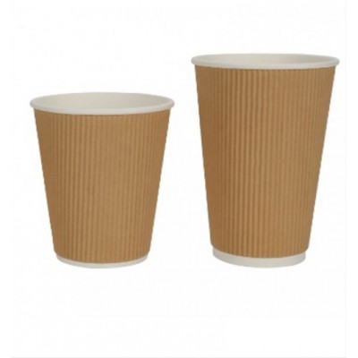 Ripple wall disposable coffee Paper Cup, Paper Cup Printing and Punching Machine