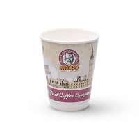 lowest price wholesale bulk custom logo color european style hot cold paper coffee cup double wall